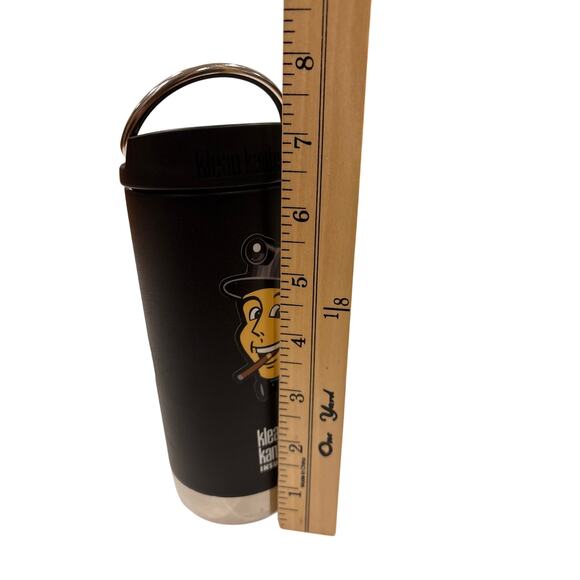 Klean Kanteen 12oz Insulated Coffee Tumbler Black W Cafe Loop Cap - Picture 8 of 9